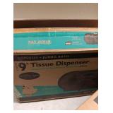 San Jamar Universal 9-inch Jumbo Tissue Dispenser lot of 2 - brand new but been in storage for a while.