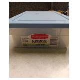 Rubbermaid Keepers Clear Storage Box 4.5 Qt