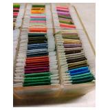 Complete Embroidery Floss Organizer with Thread Collection