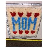 Handmade Latch Hook Wall Decor