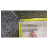 Vintage Wave Pattern Glass Tumblers Set of 5