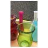 Colorful Glass Vase Collection
