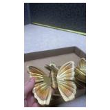 Mid-Century Brass Butterfly