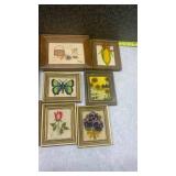 Collection of Framed Needlepoint Art Gallery