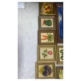 Collection of Framed Needlepoint Art Gallery