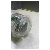 Decorative Glass Globe with Artificial Roses