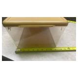 Mid-Century Bread Box with Clear Base