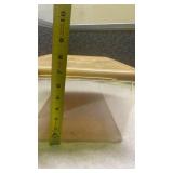 Mid-Century Bread Box with Clear Base