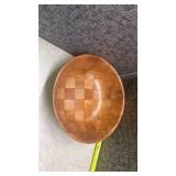 Mid-Century Woven Wooden Bowl Collection