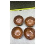 Mid-Century Woven Wooden Bowl Collection