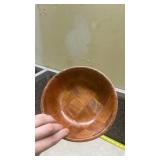 Mid-Century Woven Wooden Bowl Collection