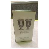 Toscany Crystal Hurricane Candle Holders - Set of 2