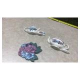 Decorative Pansy Wall Decor Set