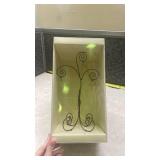 Pier 1 Decorative Metal Photo Holder with Crystal Accents