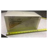 Pier 1 Decorative Metal Photo Holder with Crystal Accents