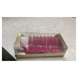 Berkeley Pink Plastic Shower Curtain Hooks - New in Box