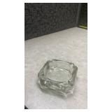 Serendipity Glass Coasters Collection Set and 1 Ash Tray