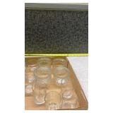 Clear Glass Votive Candle Holders Set