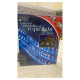 Holiday Time 18ft Blue Crystallized Rope Light - 2 boxes