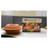 Romertopf Clay Baker with Decorative Lid