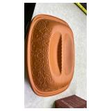 Romertopf Clay Baker with Decorative Lid