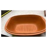 Romertopf Clay Baker with Decorative Lid