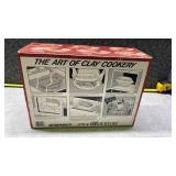 Romertopf Clay Baker with Decorative Lid