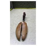 Wooden Shoe Stretcher with Brown Handle