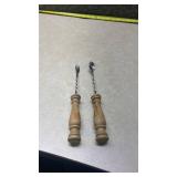 Wooden Handle Twisted Utensil Set