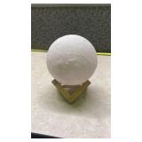 3D Moon Lamp with Wooden Stand