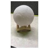 3D Moon Lamp with Wooden Stand