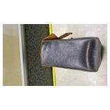 1800s Black Leather Document Portfolio with Buckle Closure