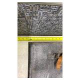 1800s Black Leather Document Portfolio with Buckle Closure