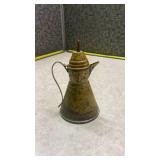 Traditional Middle Eastern Brass Dallah Coffee Pot