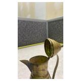 Traditional Middle Eastern Brass Dallah Coffee Pot