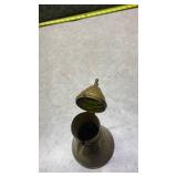 Traditional Middle Eastern Brass Dallah Coffee Pot