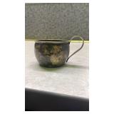 Early American Silver-Plated Tea Cup