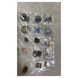 Mixed Commemorative Enamel Pin Collection