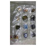 Mixed Commemorative Enamel Pin Collection