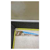 Hand Painted Log Cabin Scene Handsaw