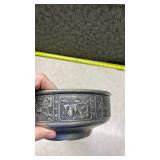 Norwegian Pewter Bowl and Cup Set