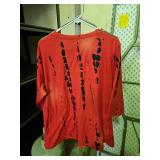 Red 3/4 Sleeve T-Shirt XXL
