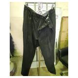 Classic Black Cotton Dress Pants