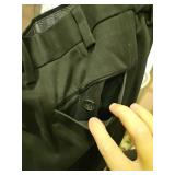 Classic Black Cotton Dress Pants