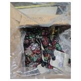 Whole case of Mega Marbles Decor Gems - Red / Green Iridescent Flat: Red / Green - 12 oz #PBC55512 - Aquarium Marbles