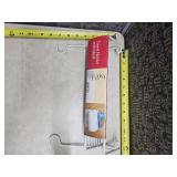 Lala White Metal Towel Holder with Shelf lot of 2