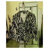 Westbound Zebra Print Cotton Jacket XL