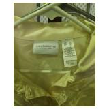 Liz Claiborne Light Yellow Lace-Trimmed Blouse XL