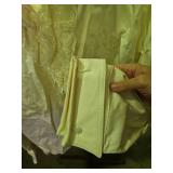 Liz Claiborne Light Yellow Lace-Trimmed Blouse XL