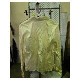 Liz Claiborne Light Yellow Lace-Trimmed Blouse XL